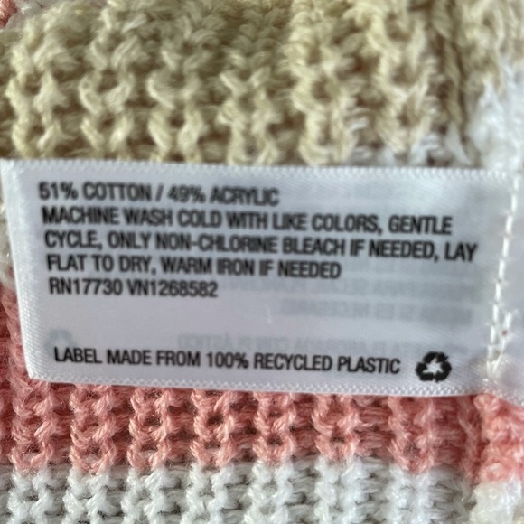 Wild Fable Striped Cropped Sweater - Picture 4 of 6